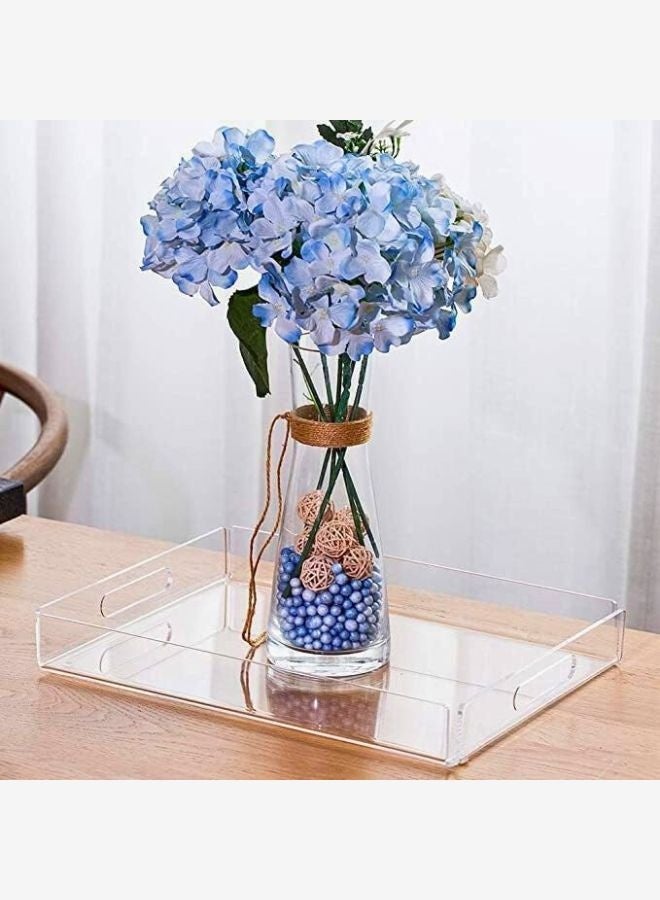 Garkoo – Premium Acrylic Serving Tray – 40×30 cm – Durable Seamless Design with Handles – Side Opening – Ideal for Hotels, Restaurants & Room Service - Image 2