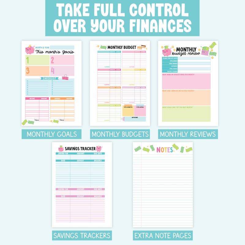 Hadley Designs 2026 Budget Planner and Monthly Bill Organizer - Budget Book and Financial Planner, Monthly Budgeting Planners and Tracker, Bill Planners and Expense Tracker Notebook for Budgets Binder - Image 4