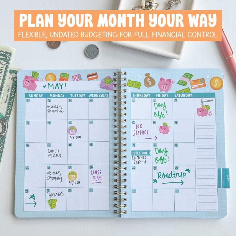 Hadley Designs 2026 Budget Planner and Monthly Bill Organizer - Budget Book and Financial Planner, Monthly Budgeting Planners and Tracker, Bill Planners and Expense Tracker Notebook for Budgets Binder - Image 5