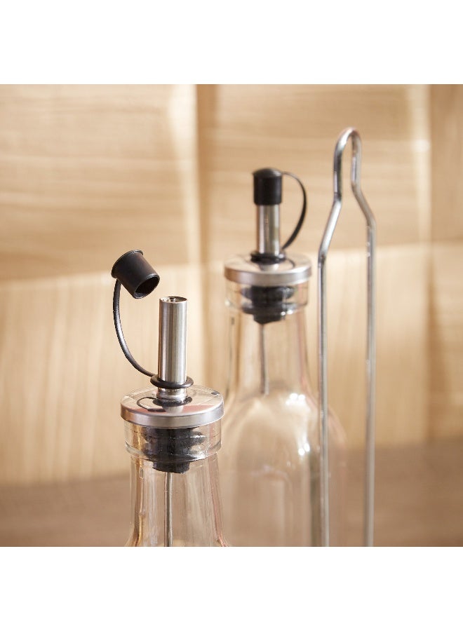 Home Box Myra Oil And Vinegar Dispenser With Stand - Image 5