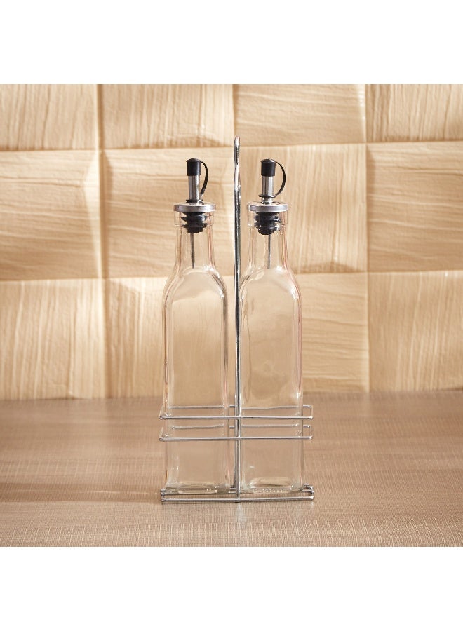 Home Box Myra Oil And Vinegar Dispenser With Stand - Image 3