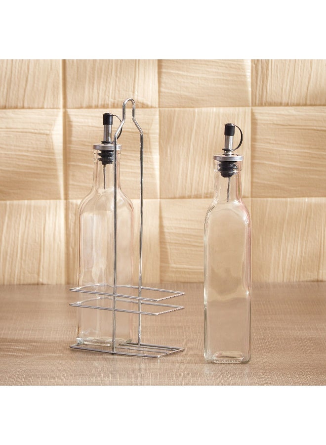 Home Box Myra Oil And Vinegar Dispenser With Stand - Image 4