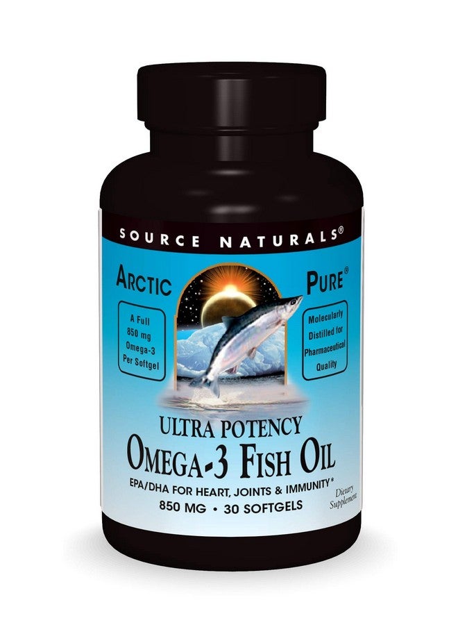 Source Naturals ArcticPure Ultra Potency 850 mg Omega-3 Fish Oil - 30 Softgels - Image 1