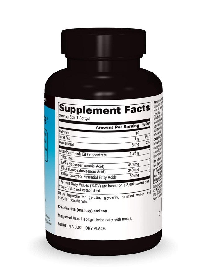 Source Naturals ArcticPure Ultra Potency 850 mg Omega-3 Fish Oil - 30 Softgels - Image 2