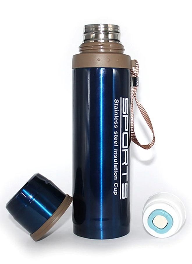 We Happy - Pack of 2 Sports Stainless Steel Thermos Vacuum Flask 750 ML Capacity Travel Bottle with Insulation Cup Comes in Assorted Colors - Image 1