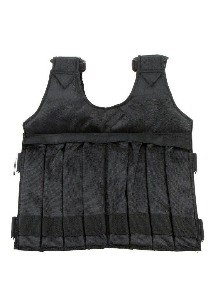 Max Loading Adjustable Weighted Vest,Weighted Vest Weight Jacket Oxford Exercise Weight Loading Cloth Strength Training - Image 4
