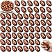 Civaner 500 Pcs Mini Foam Footballs for Adults 146 x 098 Inch Small Football Stress Balls Sports Fidget Ball for School Carnival Game Decoration Party Favor Stress Relief ToysLight Brown - Image 2