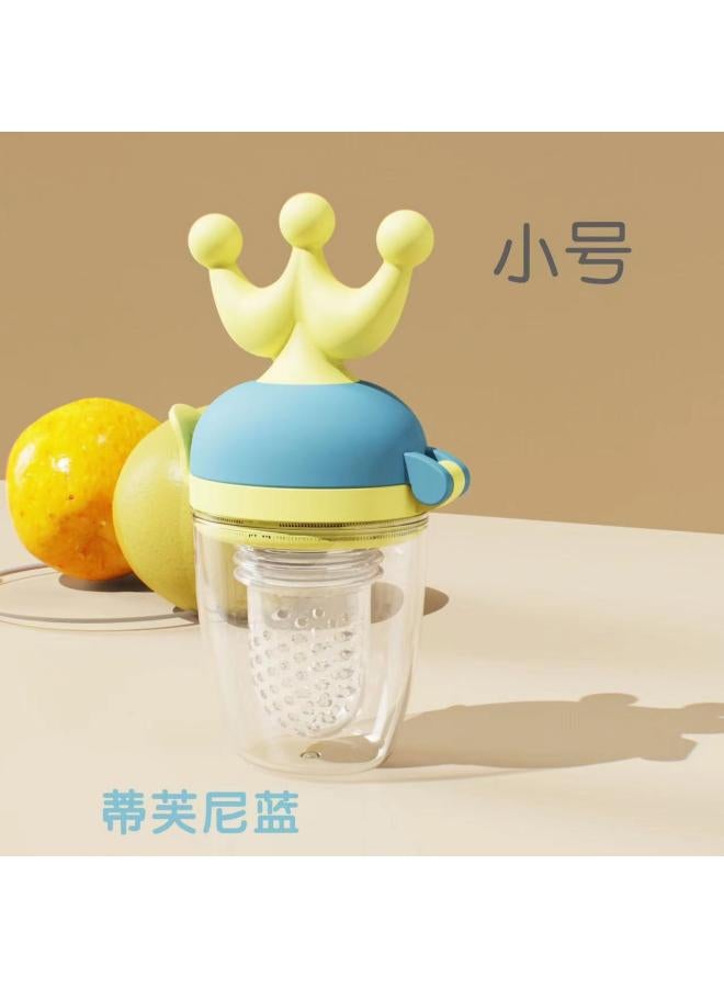 Crown Bite Teether Baby Bite Fruit And Vegetable Happy Baby Eat Fruit Food Supplement Device Bite Bag Feeding Tableware