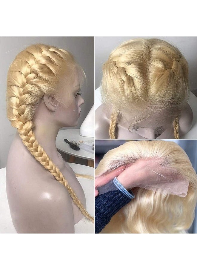 LUMIERE - Umiere 613 Lace Front Wig Human Hair Blonde Closure Wig Body Wave Human Hair 4X4 Hd Lace Front Wig For Black Women Brazilian Virgin Human Hair 160% Density Pre Plucked Baby Hair 24 Inch - Image 1