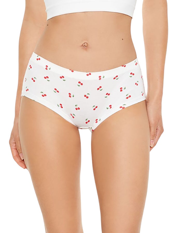 FOREVER 21 Cherry Print Shortie Panties - Image 1