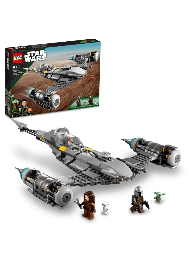 LEGO LEGO® Star Wars: The Book of Boba Fett The Mandalorian’s N-1 Starfighter™ 75325 Building Kit; Fun Buildable Toy Playset for Creative Kids Aged 9 and Up, Featuring 4 Popular Characters (412 Pieces)
