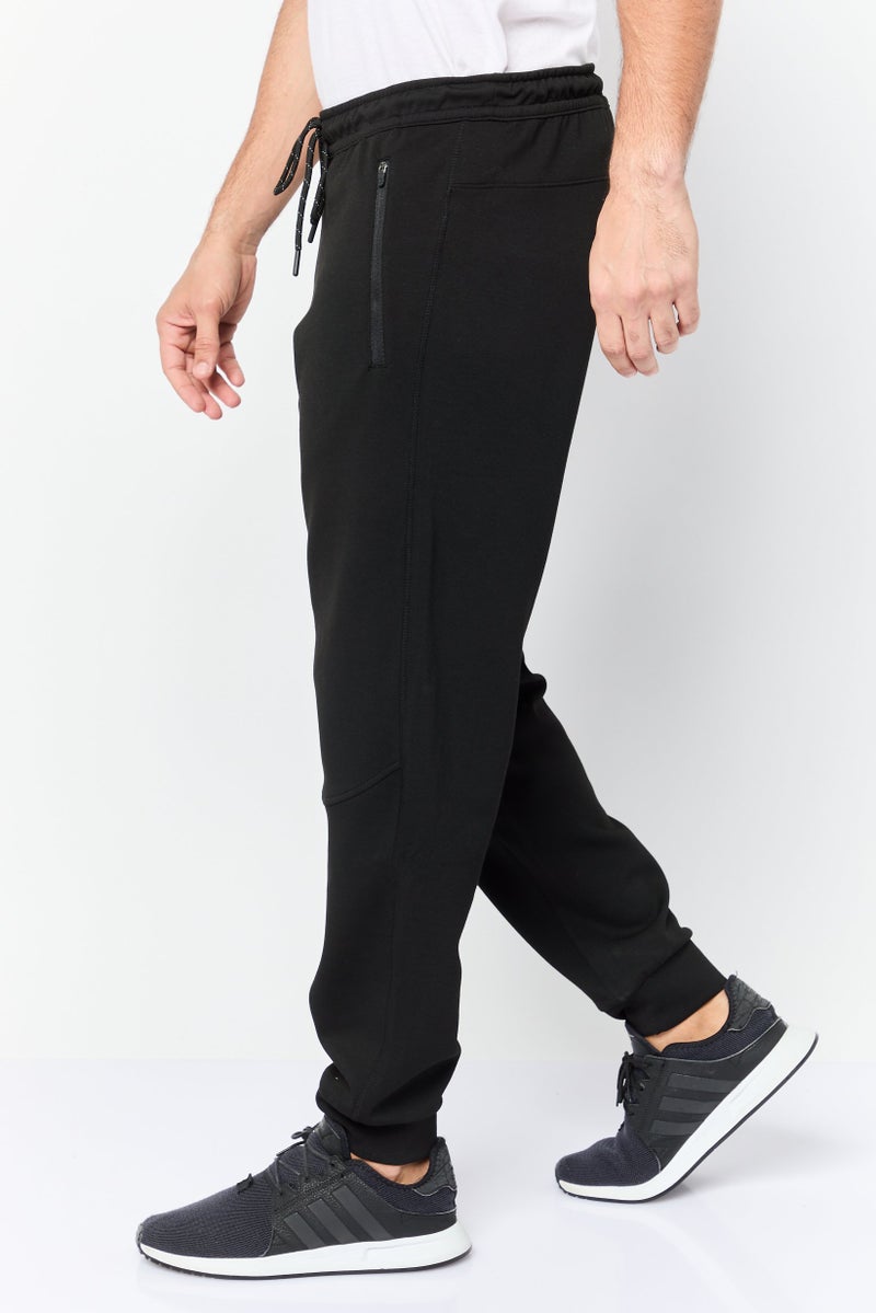 MOTION Men Sportswear Fit Outdoor Sweatpants, Black - Image 2