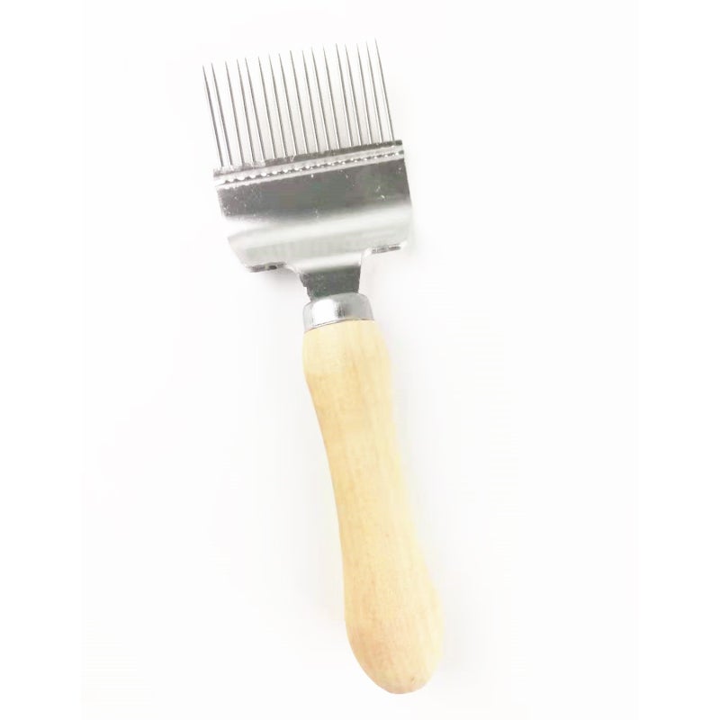 Beekeeping Tools Kit: Stainless Steel & Plastic Hive Scraper - Gentle On Bees Beehive Brush for New Beekeepers, Outdoor Honey Harvesting - Image 2