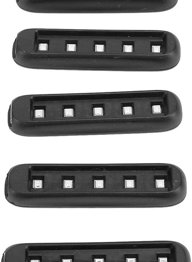 USB Nail Art Dryer 5 LED Beads Resin Curing Light 395Nm Portable Lightweight Black Rectangle - Image 4