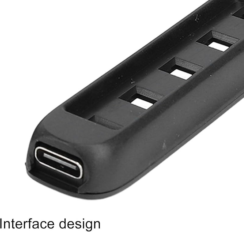 USB Nail Art Dryer 5 LED Beads Resin Curing Light 395Nm Portable Lightweight Black Rectangle - Image 5