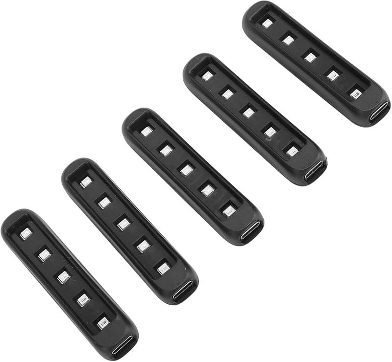 USB Nail Art Dryer 5 LED Beads Resin Curing Light 395Nm Portable Lightweight Black Rectangle - Image 3