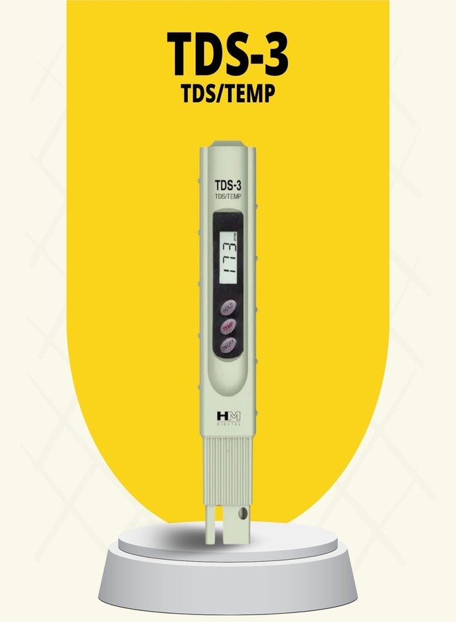 HM Digital TDS-3 Handheld TDS Meter with Carrying Case - Image 2