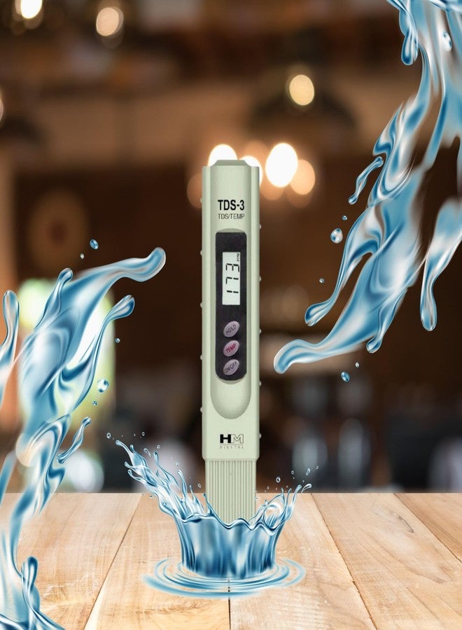 HM Digital TDS-3 Handheld TDS Meter with Carrying Case - Image 5