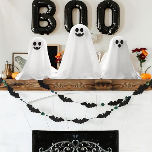 ORIENTAL CHERRY Halloween Decor - Halloween Decorations Indoor - Set of 3 DIY Spooky Ghosts Crafts - Scary Ghost for Indoor Party Home Table Room Kitchen Office - Image 4