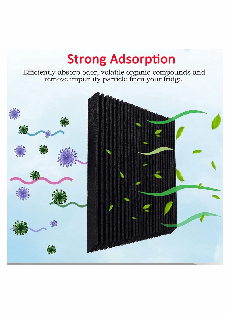 Y&D Refrigerator Air Filter Replacement 12 Pack Activated Carbon Compatible with Frigidaire & Electrolux Pure Ultra Reduce Odors for RAF1150 242061001 242047801 242047804  - Image 4