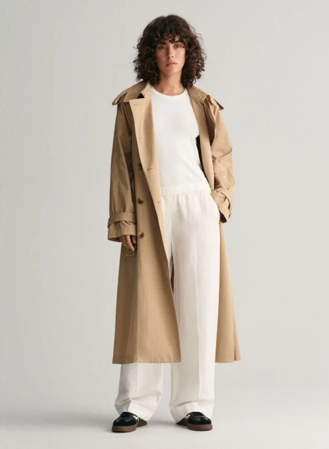 غانت Gant Relaxed Fit Linen Blend Pull-On Pants