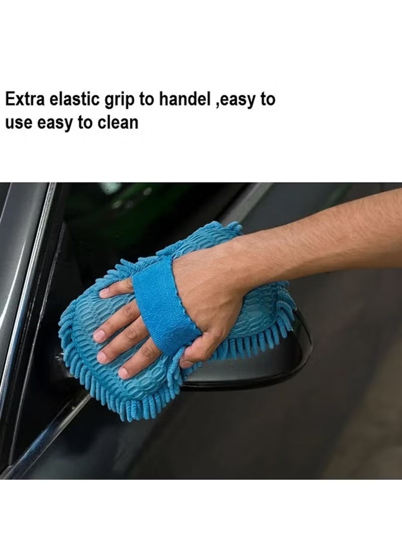 3 اكس ار إسفنجة تنظيف السيارة المصنوعة من الألياف الدقيقة 3XR، مثالية لتنظيف المركبات 2 في 1، 7820 - Image 3