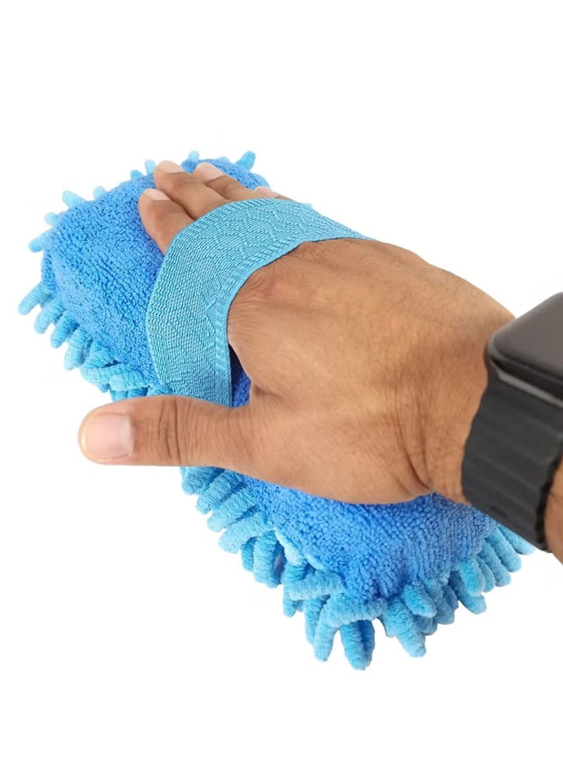 3 اكس ار إسفنجة تنظيف السيارة المصنوعة من الألياف الدقيقة 3XR، مثالية لتنظيف المركبات 2 في 1، 7820 - Image 4