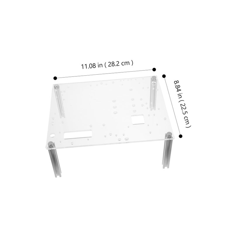 Open Air Computer Chassis Rack Transparent Frame Compact Design for Mini Micro Motherboards - Image 5