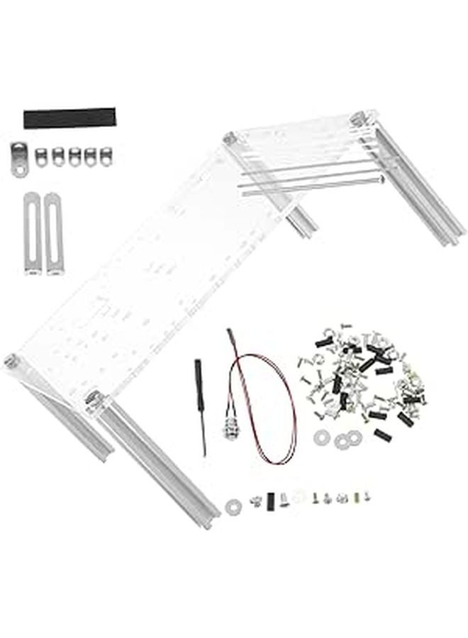 Open Air Computer Chassis Rack Transparent Frame Compact Design for Mini Micro Motherboards - Image 1