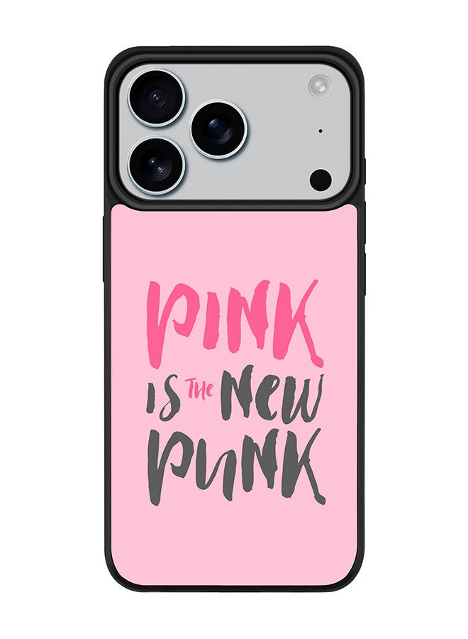 Stylizedd iPhone 17 Pro Case, [Compatible with MagSafe] Slim Magnetic cover Phone Case iPhone 17 Pro -Pink is the new punk - Image 1