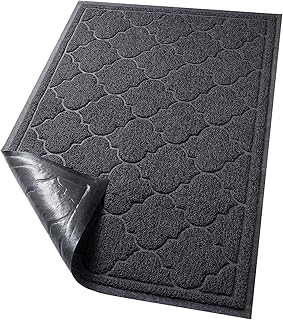 LuxStep Door Mat Large 24x36 Inch Indoor Outdoor Doormat, Non-Slip Low-Profile Design Floor Mat, Durable Trap Dirt and - Image 1