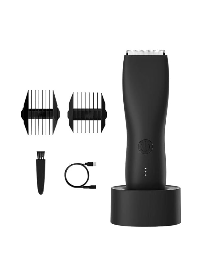 Zaboon مُشَذِّب الجسم للرجال والنساء ماكينة حلاقة الكرة الكهربائية مُشَذِّب الشعر في منطقة العانة والمناطق الحساسة مقاوم للماء جاف ورطب مُشَذِّب قابل للتبديل بشفرة سيراميك ماكينة حلاقة نظافة الرجال قاعدة شحن قائمة - Image 2