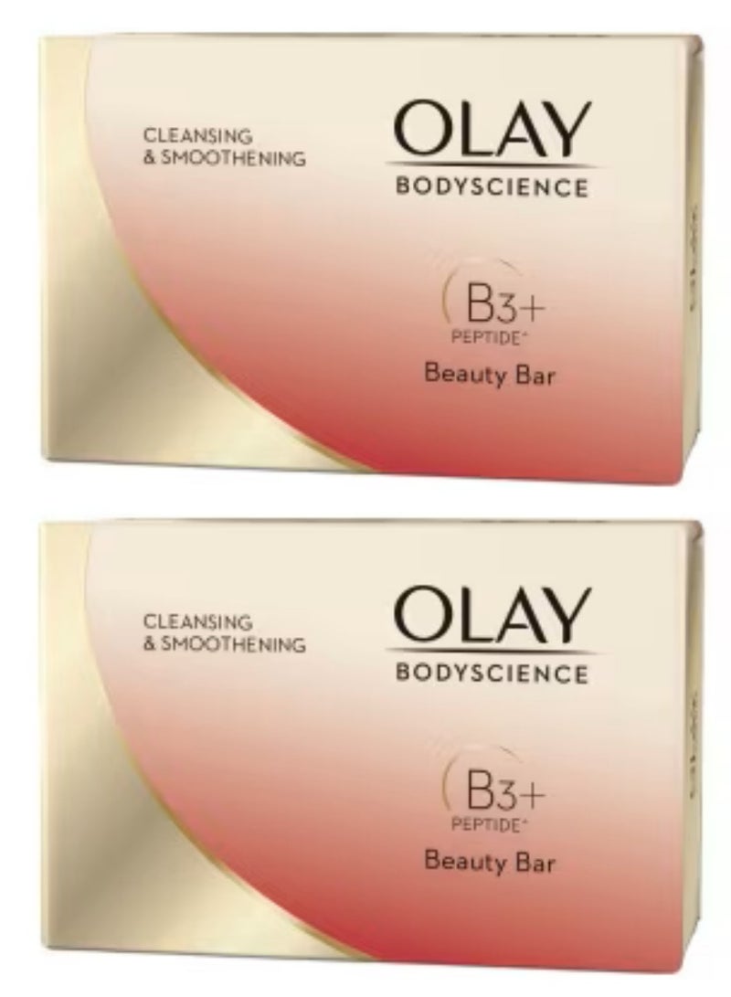 Olay Body Science Cleansing And Smoothening Beauty Bar Soap 2 Pcs - Image 1