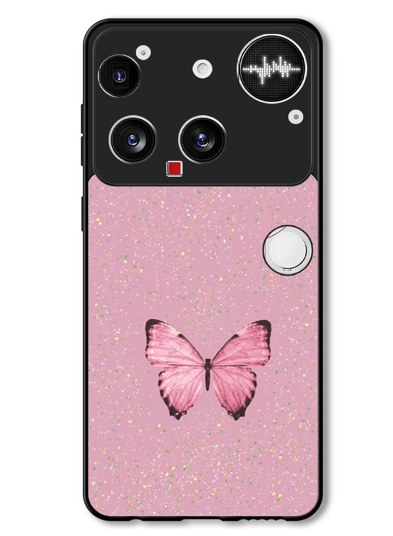 Theodor Case Compatible with Nothing Phone (3) 6.67 Inch Protection Shockproof Bumper Cover Glitter Butter 1 - Image 1