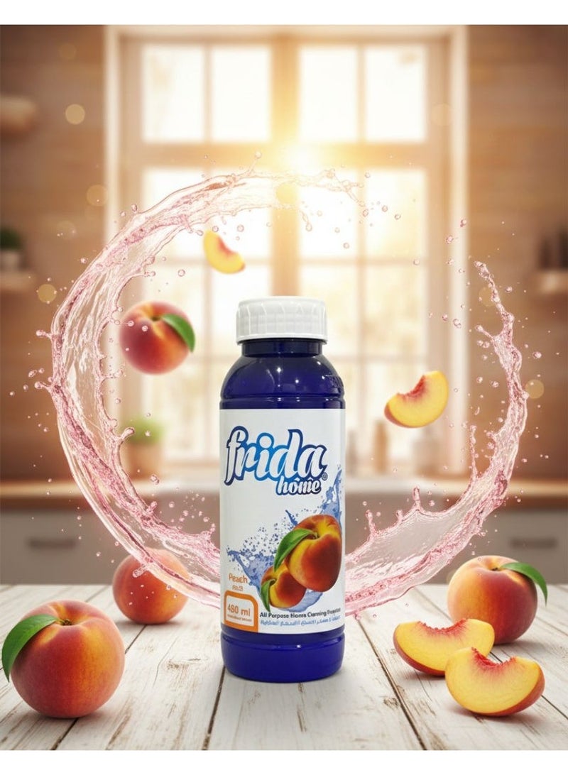 Frida Peach Floor and Surface Freshener 480ml - Image 2