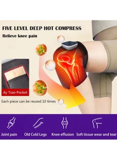 Heated Knee Massager, Knee Brace Support with Heating and Vibration for Warm Joint and Pain Relief, Cordless 3 in 1 Electric Massage Pad for Knee Elbow and Shoulder - pzsku/Z3F505B71A7886494EAD0Z/45/_/1723968544/f0acf7ff-1ae4-4872-9a59-9a4598fac21b