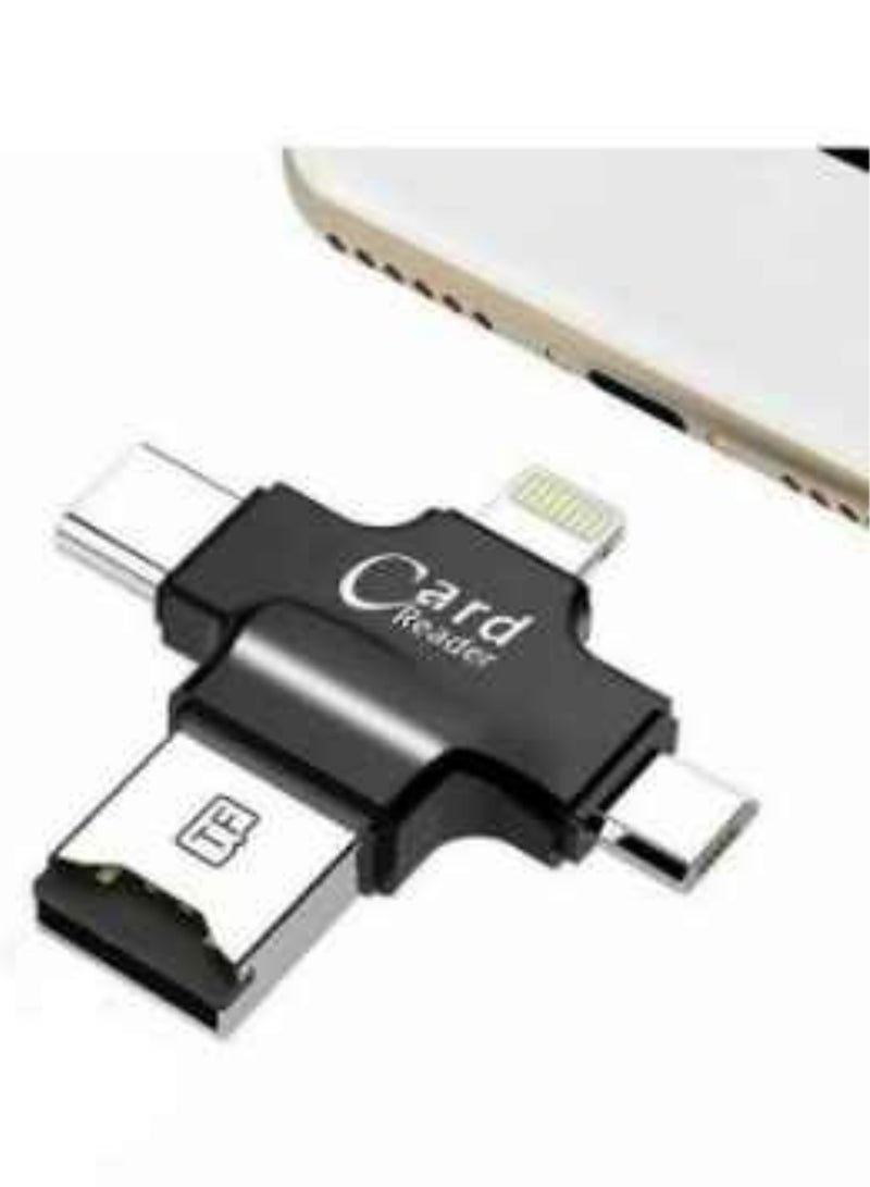 ELTRAZONE 4 In 1 Card Reader Type C Micro USB Adapter - Image 2