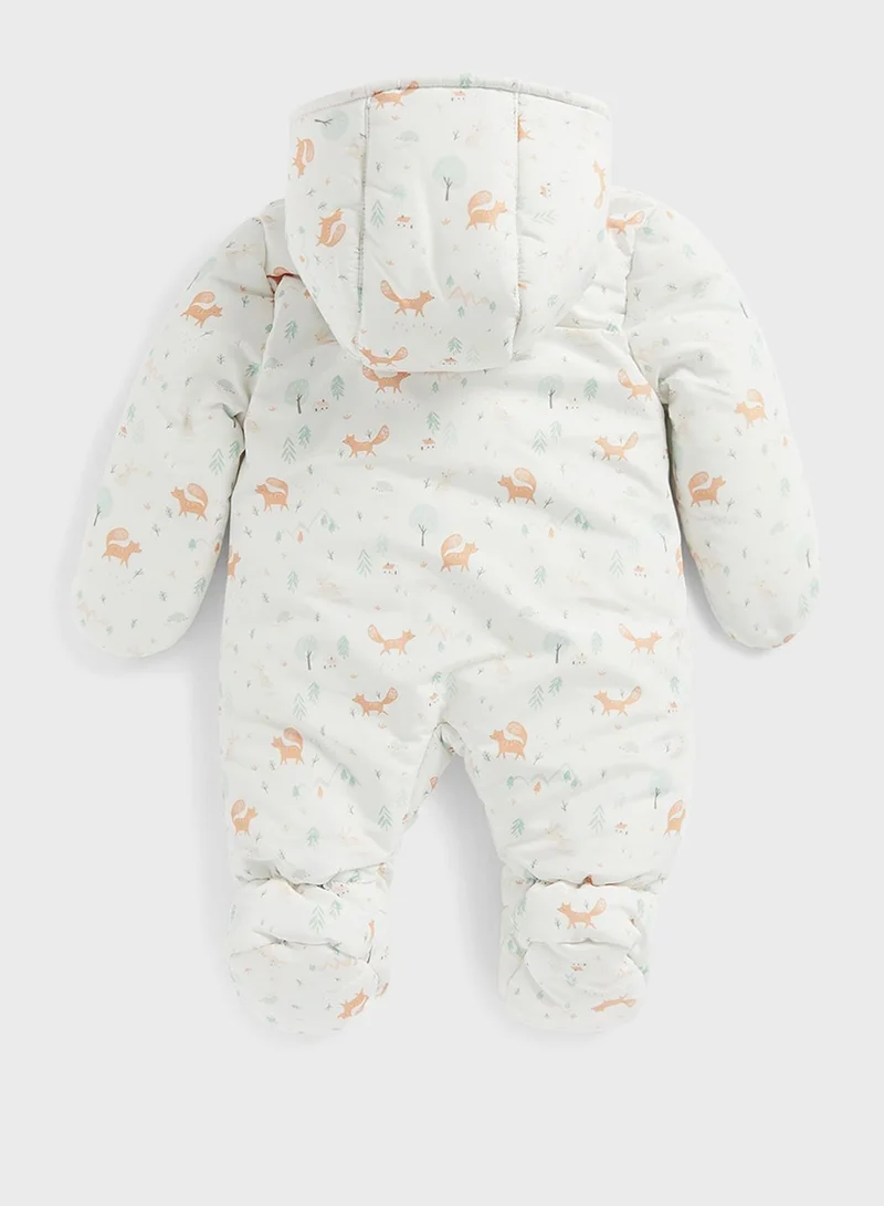 mothercare Infant Aop Snowsuit