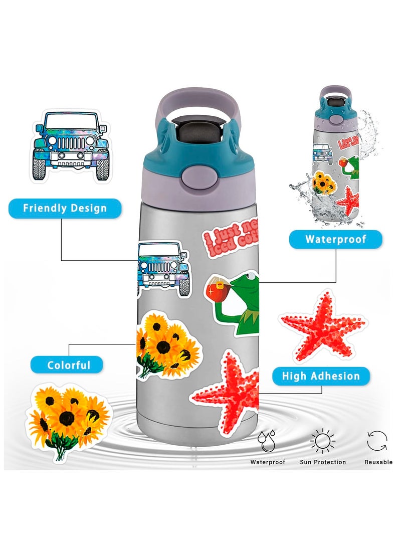 Mr. Penda 300 PCS Aesthetic Stickers, Kids Teens Adults Waterproof Colored Stickers for Water Bottle, Laptop, Hard Hat, Luggage, Computer, Skateboard Decor - Image 3
