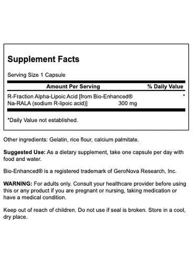 SWANSON Triple Strength Rfraction Alpha Lipoic Acid Promotes Healthy Blood Pressure & Delivers Essential Nutrients (30 Capsules 300Mg Each) - Image 3