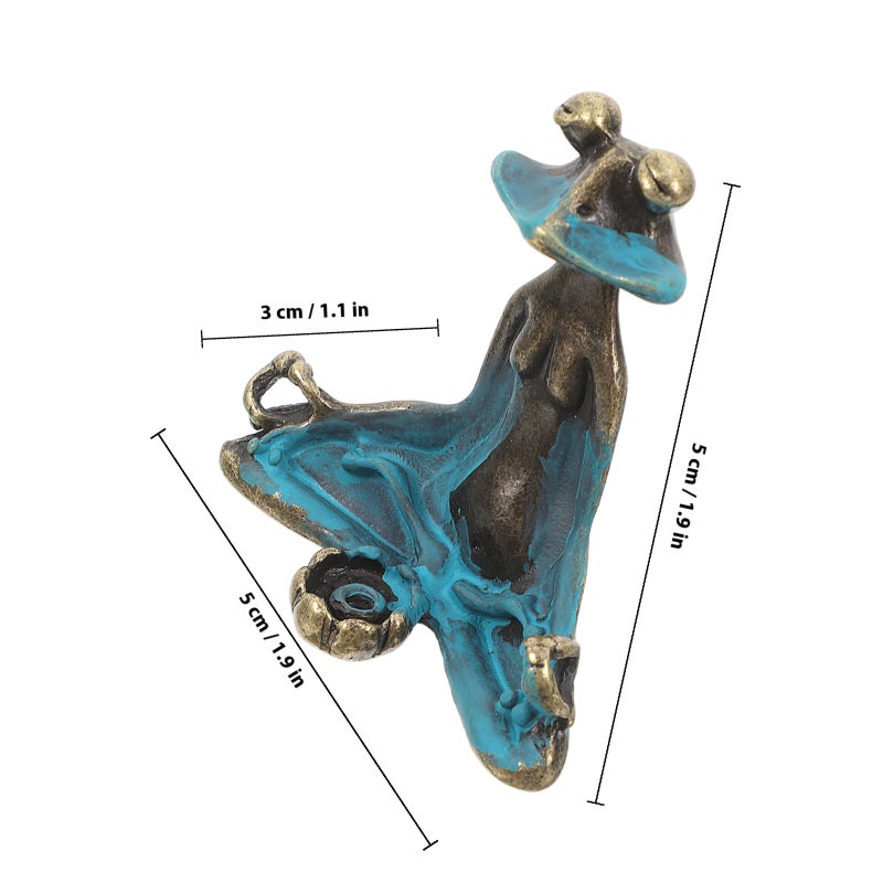 Frog Incense Holder Incense Burner Holder Frog Statue Sitting Frog Figurine Yoga Office Spa Room Room Decor For Fragrance Relaxation - Image 2