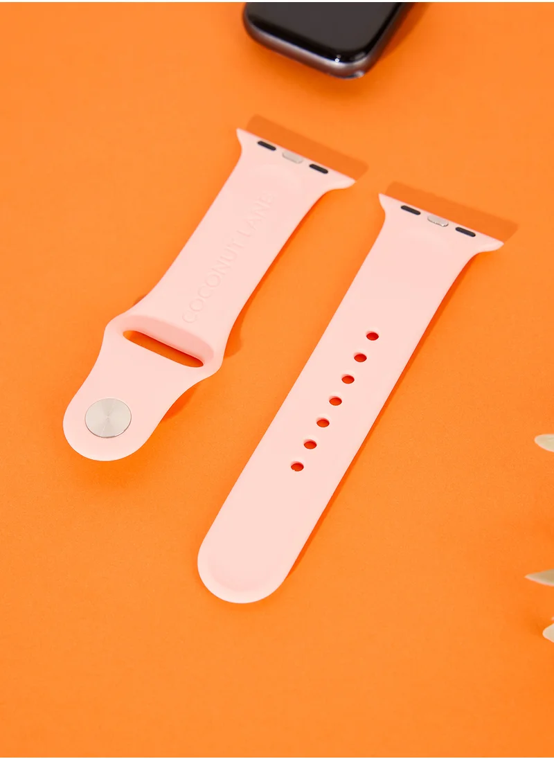 كوكونت لين Coral Pink Apple Watch Strap 38/40