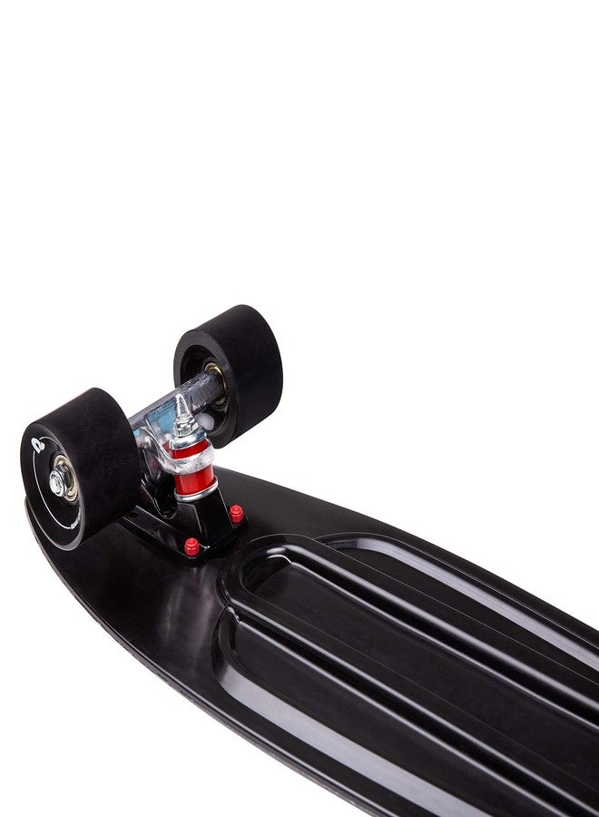 ريتروسبيك لوح تزلج Retrospec Quip Mini Cruiser مقاس 22.5 بوصة و27 بوصة، لوح تزلج كلاسيكي بلاستيكي كامل مع محامل ABEC 7 وعجلات من البولي يوريثان، لوح صغير الحجم بسطح مصبوب بنمط الوافل المانع للانزلاق. - Image 5
