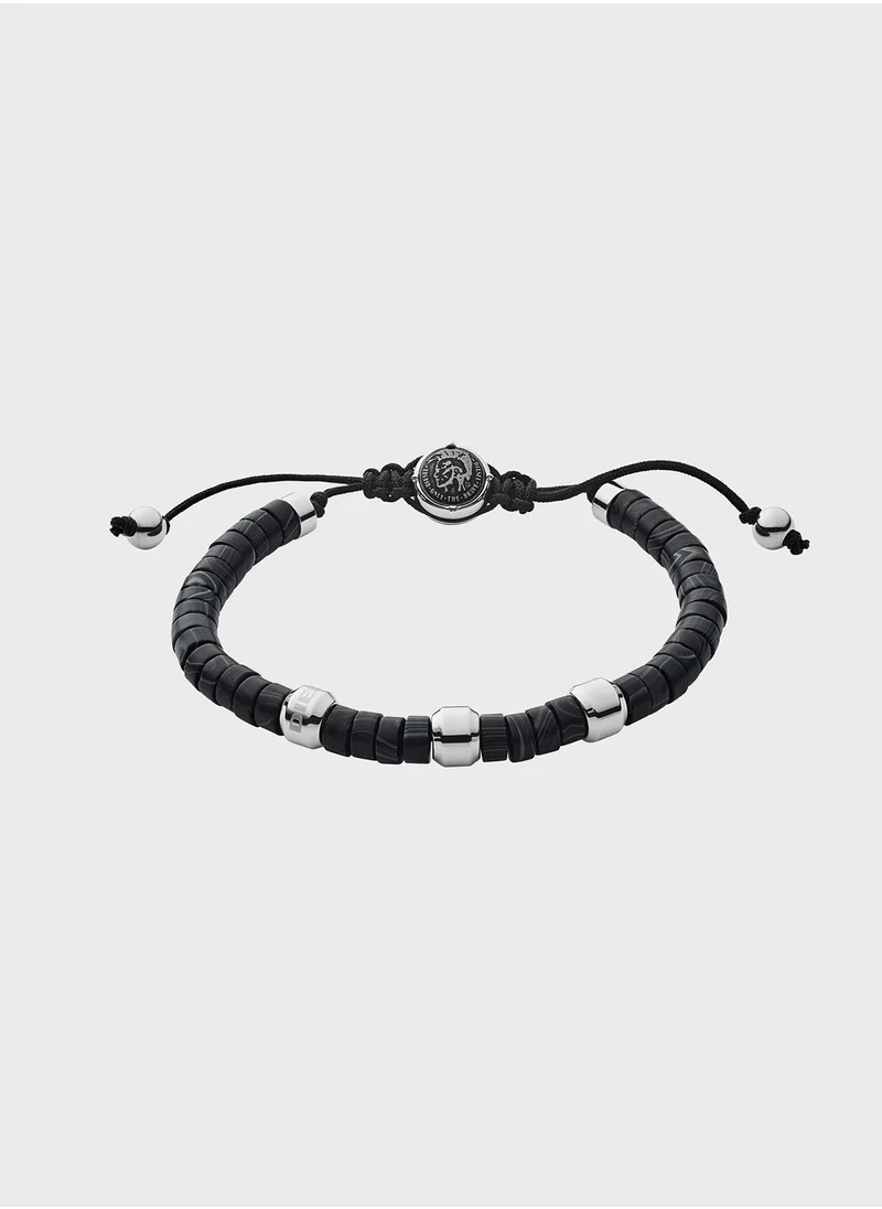 DIESEL Beaded Knot  Bracelet