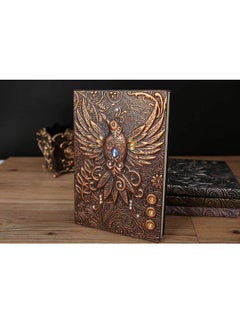 Y&D Vintage Leather Travel Lined Ruled Hardback Diary Embossed Writing A5 Notepad - 200 Pages, Unique Birthday Anniversary Gift  - Image 5
