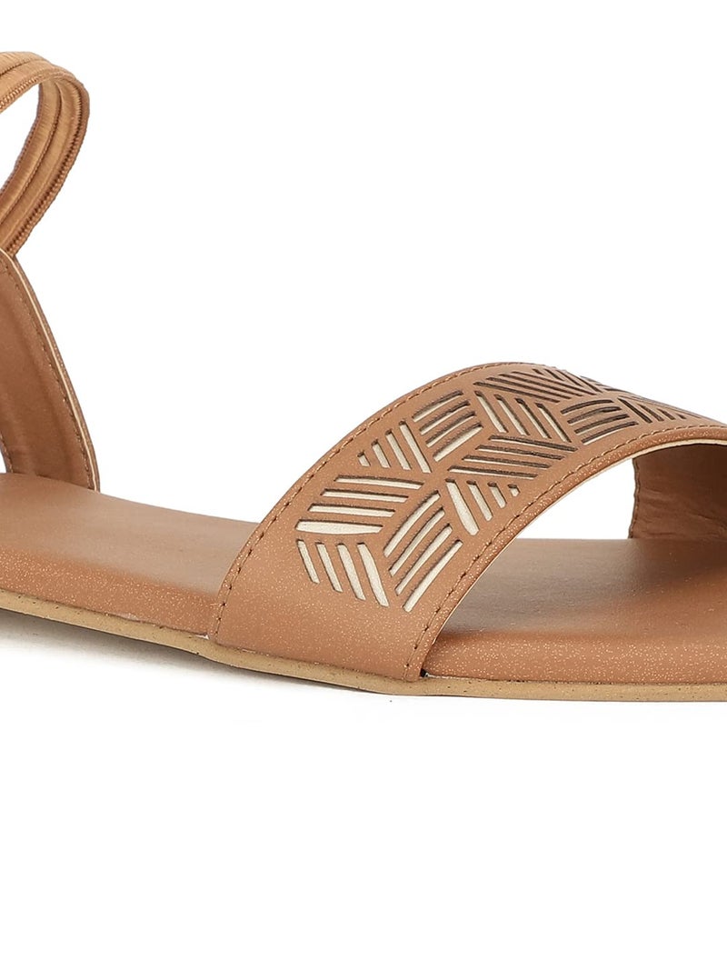Bata Sansa Sandal Women's Light Brown Sandals - 7 UK (5613339) - Image 5