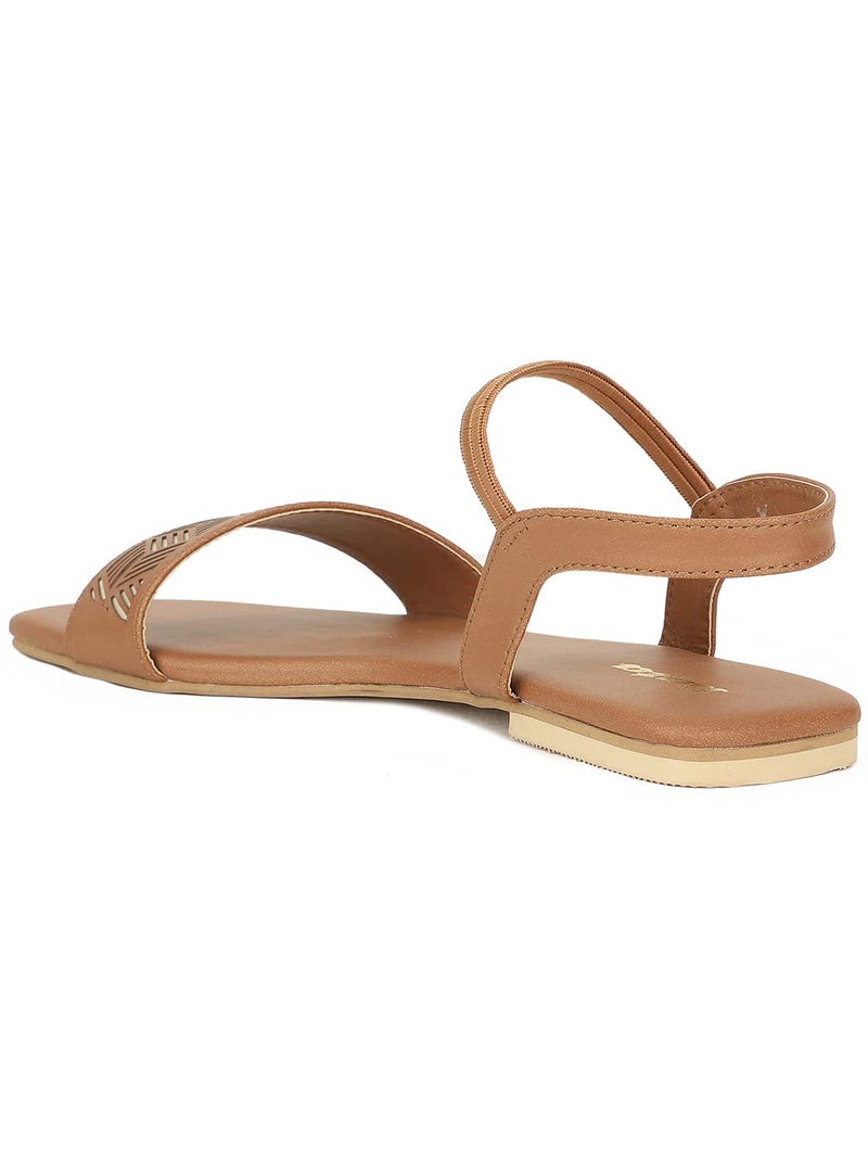 Bata Sansa Sandal Women's Light Brown Sandals - 7 UK (5613339) - Image 3