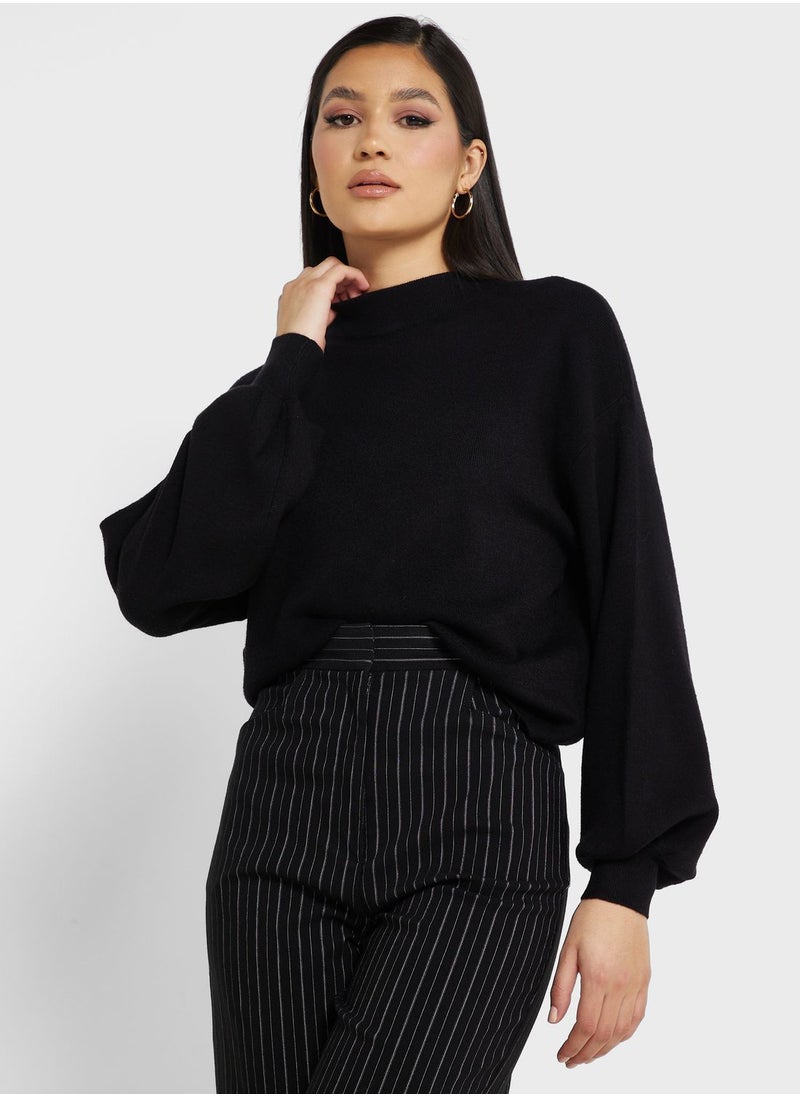 VERO MODA - Round Neck Knitted Sweater - Image 1