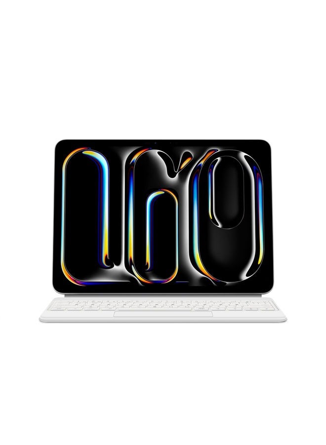 For iPad 10th generation 10.9-inch Magnetic Keyboard Case Multi-touch Trackpad Keyboard Case Wireless Backlit Keyboard Easy-to-adjust floating stand - Image 3