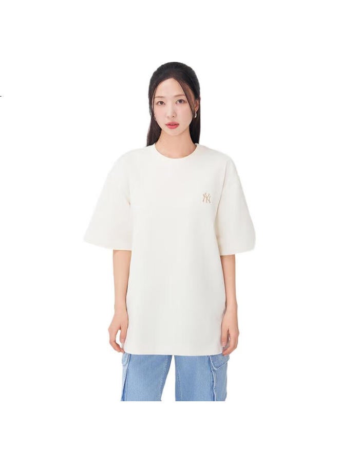 MLB Men'S And Women'S Short Sleeve T-Shirt Couple Solid Color Spring Summer Simple Casual Round Neck 25 New Style 3Atsb0253-50Crs-Xl - Image 3